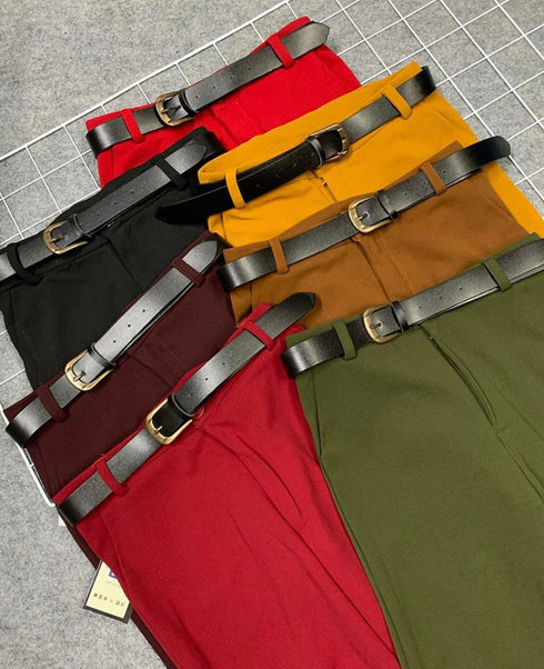 Formal Trouser With Belt